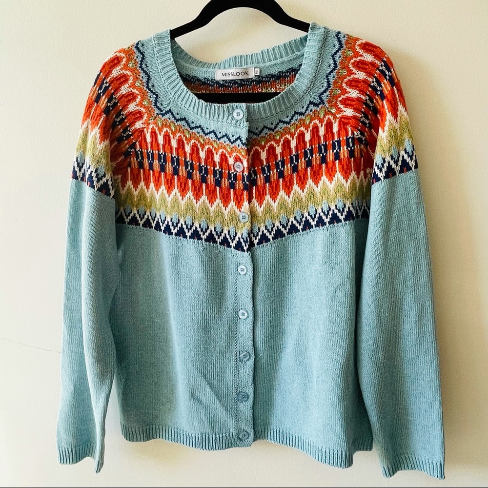 MISSLOOK  Botton Down Women’s Cardigan 
Size 3XL